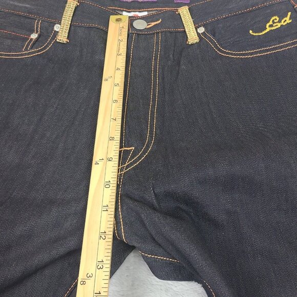 Vintage 2000's Denim Jeans‎ with Rhinestone Skull Decals Size 38 EUC - Picture 5 of 15